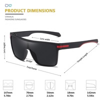 CRIXALIS moda spolaryzowane okulary dla mężczyzn plac ponadgabarytowych Anti Glare kierowcy lustrzane okulary przeciwłoneczne kobiety UV400 gogle męskie 4